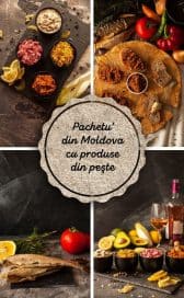 Pachetu’ din Moldova” – cu produse artizanale din peşte (~5kg)