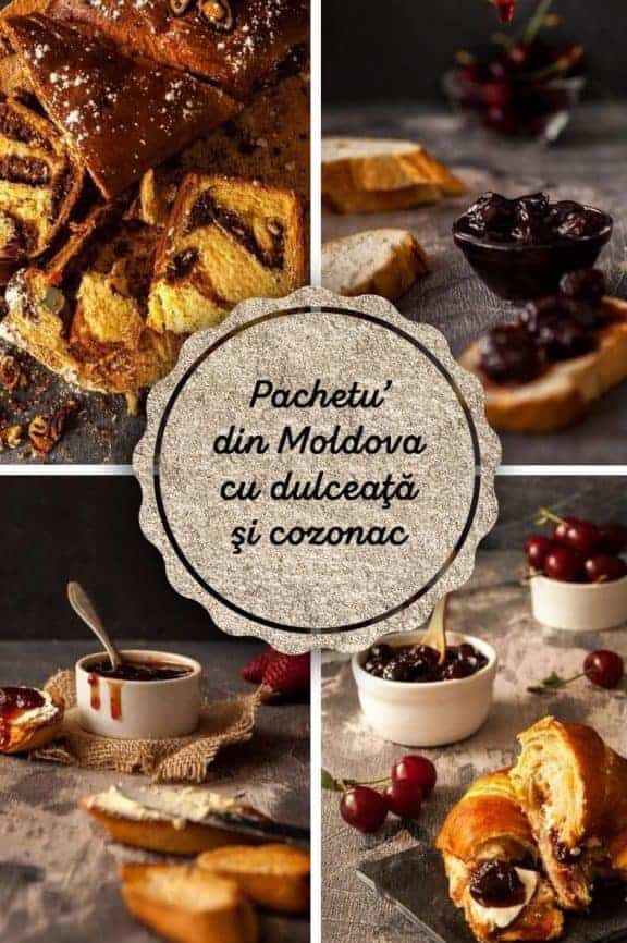 „Pachetu’ din Moldova” – cu dulceaţă şi cozonac (~5kg)