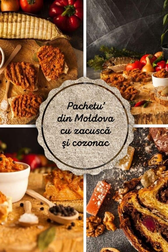 „Pachetu’ din Moldova” – cu zacuscă şi cozonac
